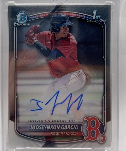 2025 Bowman Chrome #CPA-JGA Jhostynxon Garcia — front