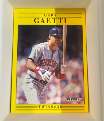 1991 Fleer #609 Gary Gaetti — front