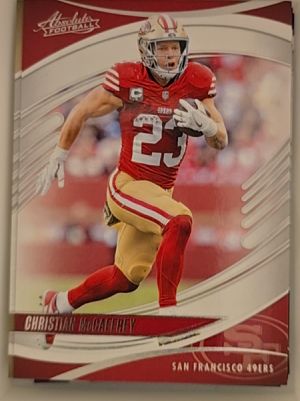 2025 Panini Absolute #49 Christian McCaffrey — front