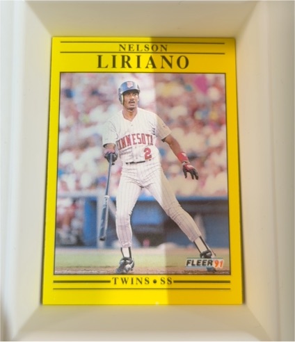 1991 Fleer #617 Nelson Liriano — front