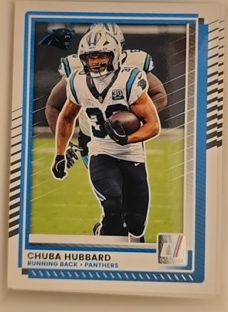 2025 Panini Donruss #79 Chuba Hubbard — front