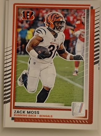 2025 Donruss #123 Zack Moss — front
