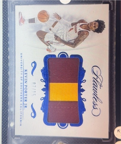 2021 Panini Flawless #17 Kevin Porter Jr. — front