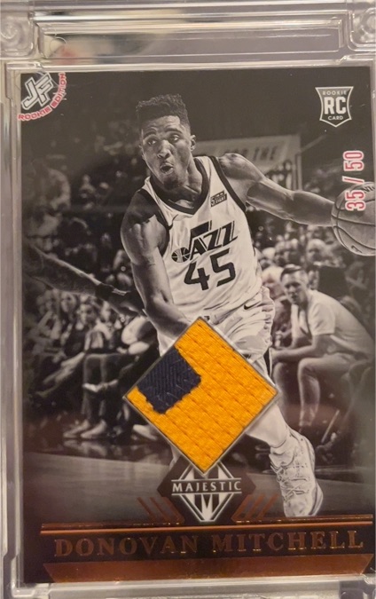 2019 Panini Majestic #35 Donovan Mitchell — front