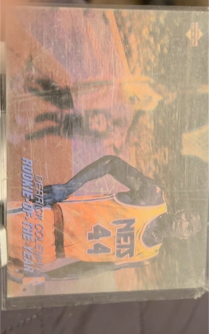 1991-92 Upper Deck #AW7 Derrick Coleman Rookie of the Year — front