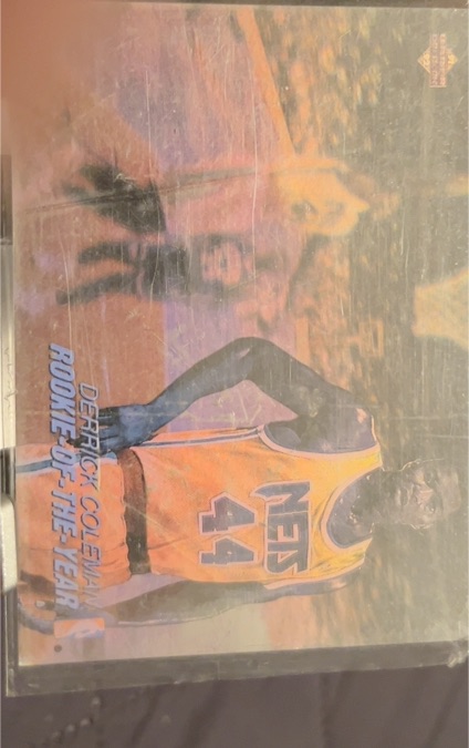 1991-92 Upper Deck #AW7 Derrick Coleman Award Winner Holograms — front