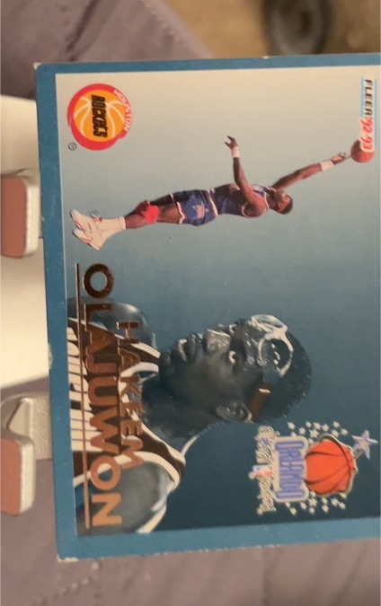 1992-93 Fleer All-Star Weekend #20 Hakeem Olajuwon — front