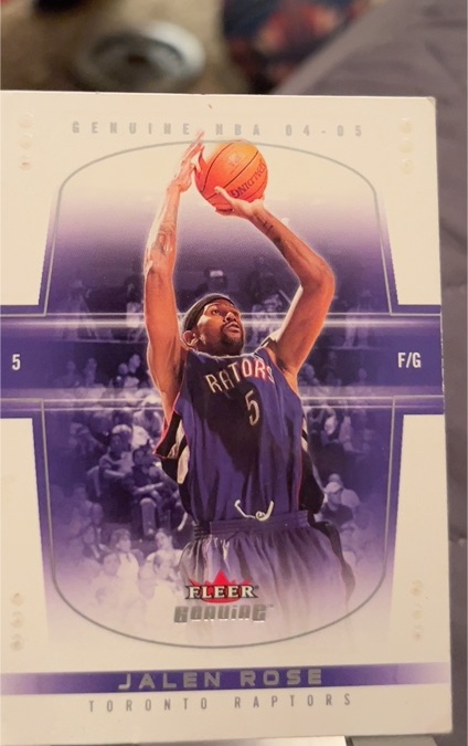 2004 Fleer Genuine #5 Jalen Rose — front