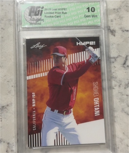2018 Leaf HYPE! #10 Shohei Ohtani — front