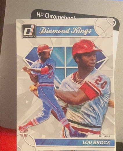 2023 Donruss Diamond Kings #19 Lou Brock — front