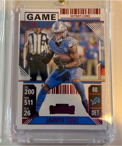 2024 Panini Contenders #32 Jahmyr Gibbs — front