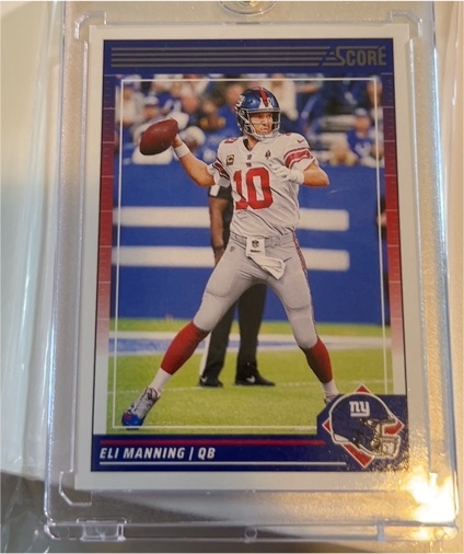 2024 Panini Score #216 Eli Manning — front