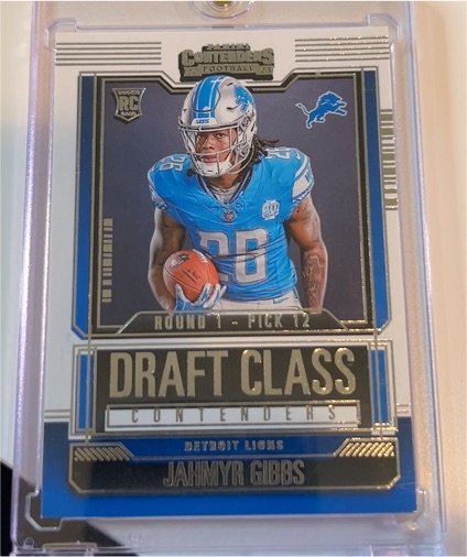 2023 Panini Contenders Draft Class Contenders #9 Jahmyr Gibbs — front