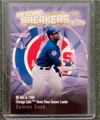 2002 Topps Record Breakers #RB-SS Sammy Sosa — front
