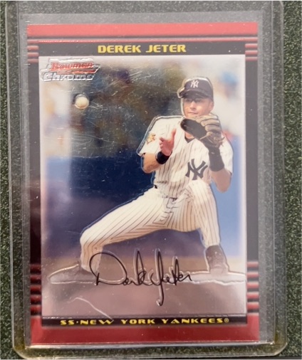 2002 Bowman Chrome #2 Derek Jeter — front