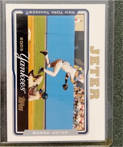 2005 Topps #600 Derek Jeter — front