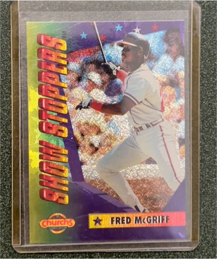 1994 Church's Chicken Show Stoppers #6 Fred McGriff — front