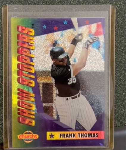 1994 Pinnacle Church's Chicken Show Stoppers #5 Frank Thomas — front
