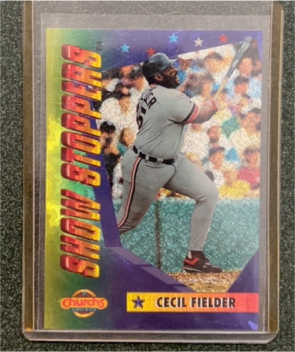 1994 Pinnacle Church's Chicken Show Stoppers Cecil Fielder — front