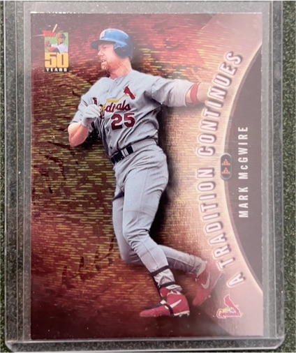 2001 Topps A Tradition Continues #TRC20 Mark McGwire — front
