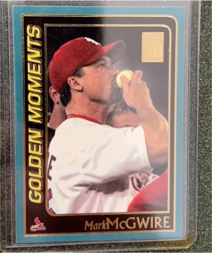 2001 Topps #377 Mark McGwire — front