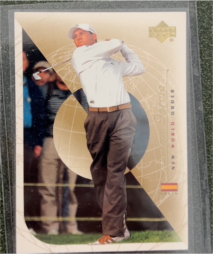 2003 Upper Deck Golf #87 Sergio Garcia New World Order — front