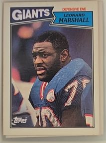 1987 Topps #23 Leonard Marshall — front