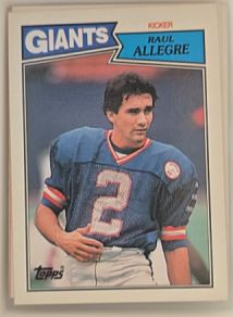 1987 Topps #19 Raul Allegre — front