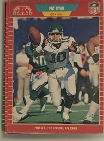 1989 Pro Set #306 Pat Ryan — front