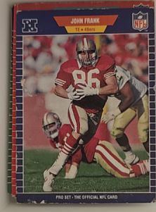 1989 Pro Set #375 John Frank — front