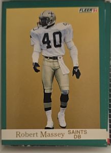 1991 Fleer #299 Robert Massey — front