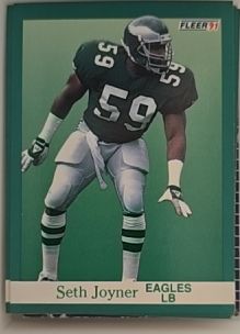 1991 Fleer #330 Seth Joyner — front