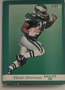 1991 Fleer #331 Heath Sherman — front