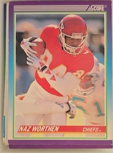 1990 Score #476 Naz Worthen — front