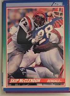 1990 Score #72 Skip McClendon — front