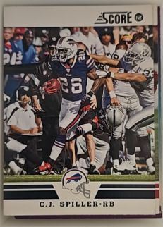 2012 Score #264 C.J. Spiller — front