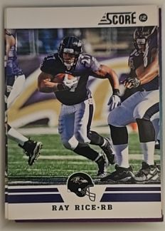 2012 Score #165 Ray Rice Baltimore Ravens — front
