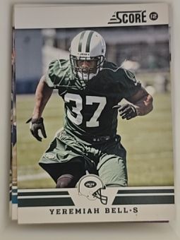 2012 Score Football #263 Yeremiah Bell — front