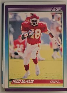 1990 Score #137 Todd McNair — front