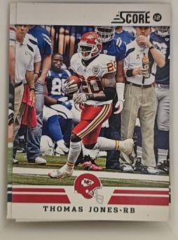 2012 Score #252 Thomas Jones — front