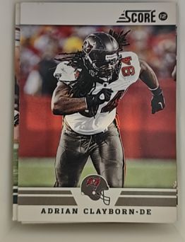 2012 Score #124 Adrian Clayborn — front