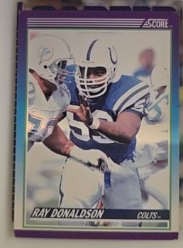 1990 Score #153 Ray Donaldson — front
