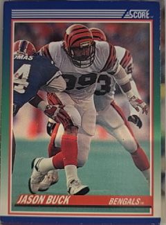 1990 Score #18 Jason Buck — front