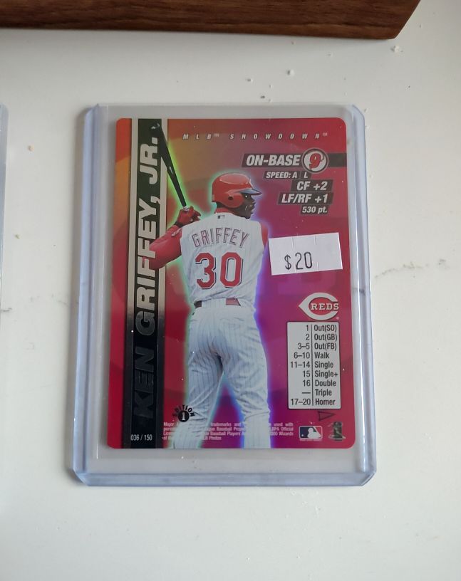 2000 MLB Showdown 1st Edition Holo Foil #36 Ken Griffey Jr. — front