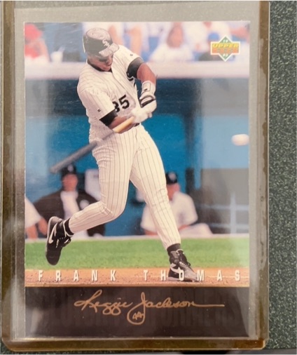 1993 Upper Deck Clutch Performers #R20 Frank Thomas — front