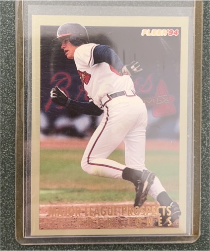 1994 Fleer Major League Prospects #18 Chipper Jones — front