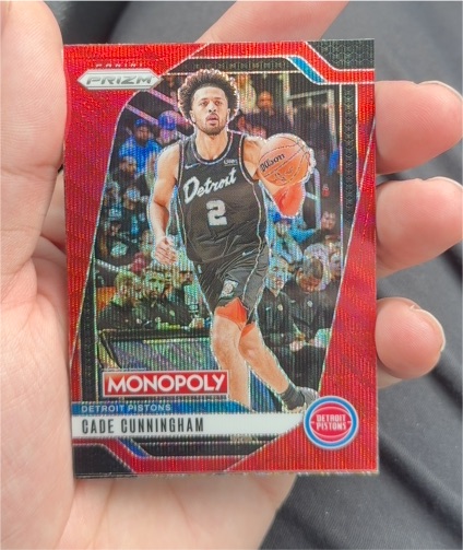 2024-25 Panini Prizm Monopoly #64 Cade Cunningham — front