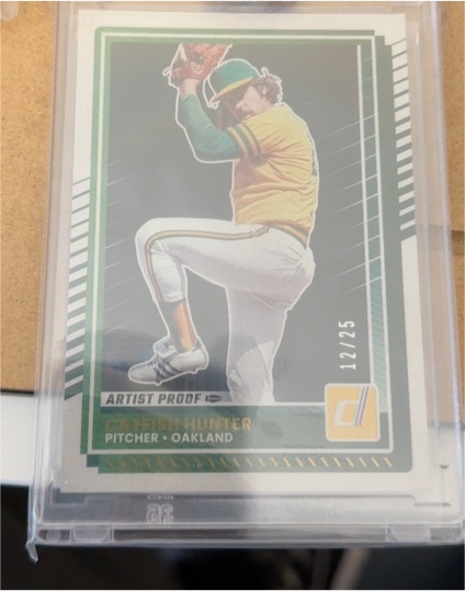 2025 Donruss #12 Catfish Hunter — front