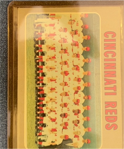 1970 Topps #544 Cincinnati Reds Team Card — front