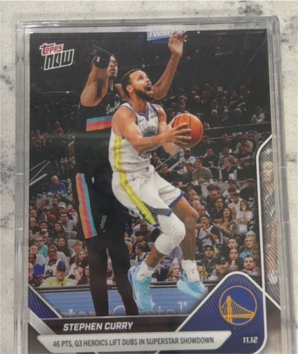 2025-26 Topps Now #50 Stephen Curry — front